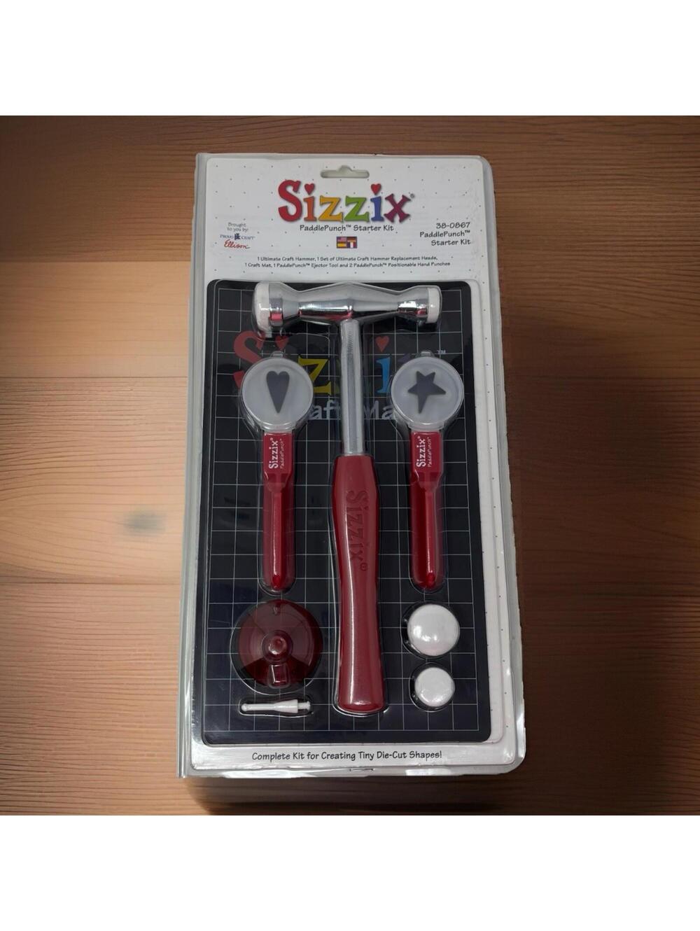Sizzix Paddle Punch Starter Kit 38-0867 Scrapbooking Paper Craft Die-Cuts NEW